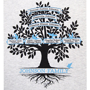 Johnson Family Reunion T-shirt Print