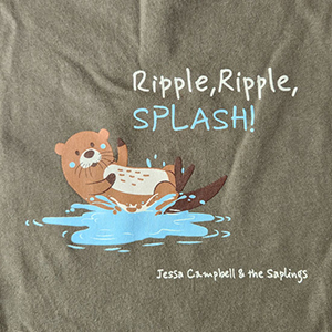 Jessa Campbell and The Saplings T-shirt print