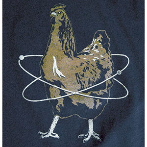 Atomic Chicken T-shirt Print