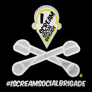 I Scream Social Brigade T-shirt Print