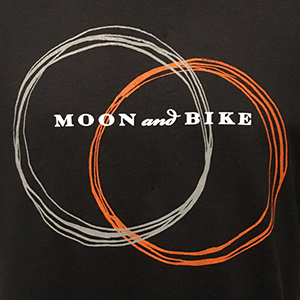 Moon and Bike T-shirt print