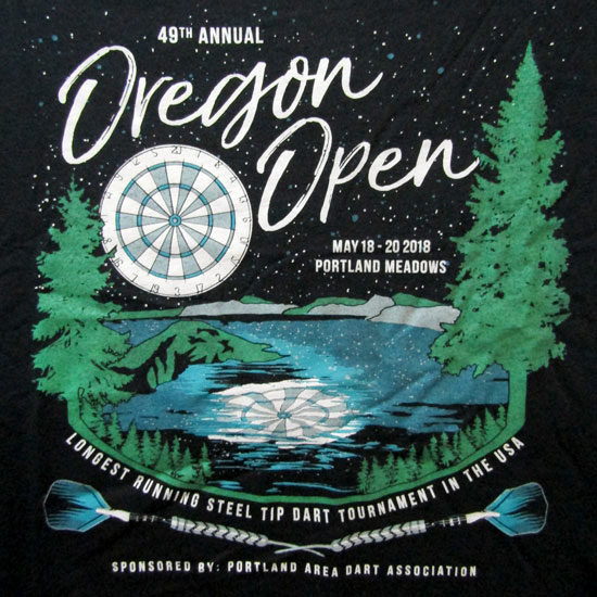 Oregon Open 2018 T-shirt Print