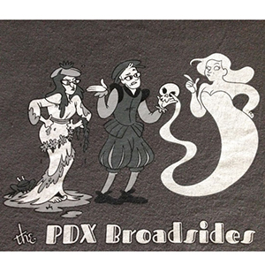 PDX Broadsides T-shirt Print