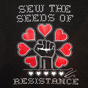 Sew The Seeds Of Revolution T-shirt Print